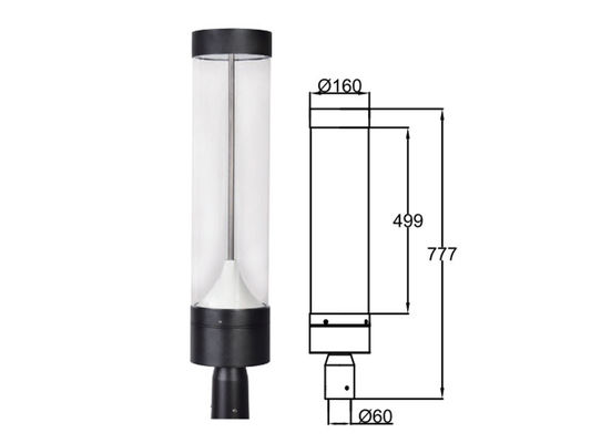 3030 LED-Lampen für den Außenbereich Anti-UV-Elektrostatisches Pulversprühen