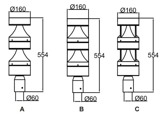 Extrudierte Aluminiumlegierung Außen-LED-Lampen 2835 6500K IP65 rostfeste