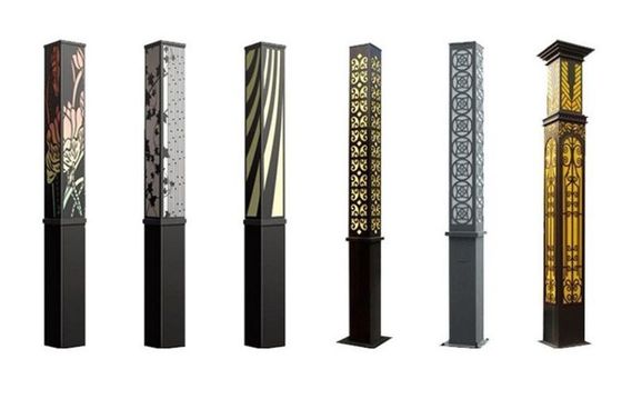 Die Casting Aluminium Outdoor LED Gartenlicht 2835 6500K Manipulationssicher